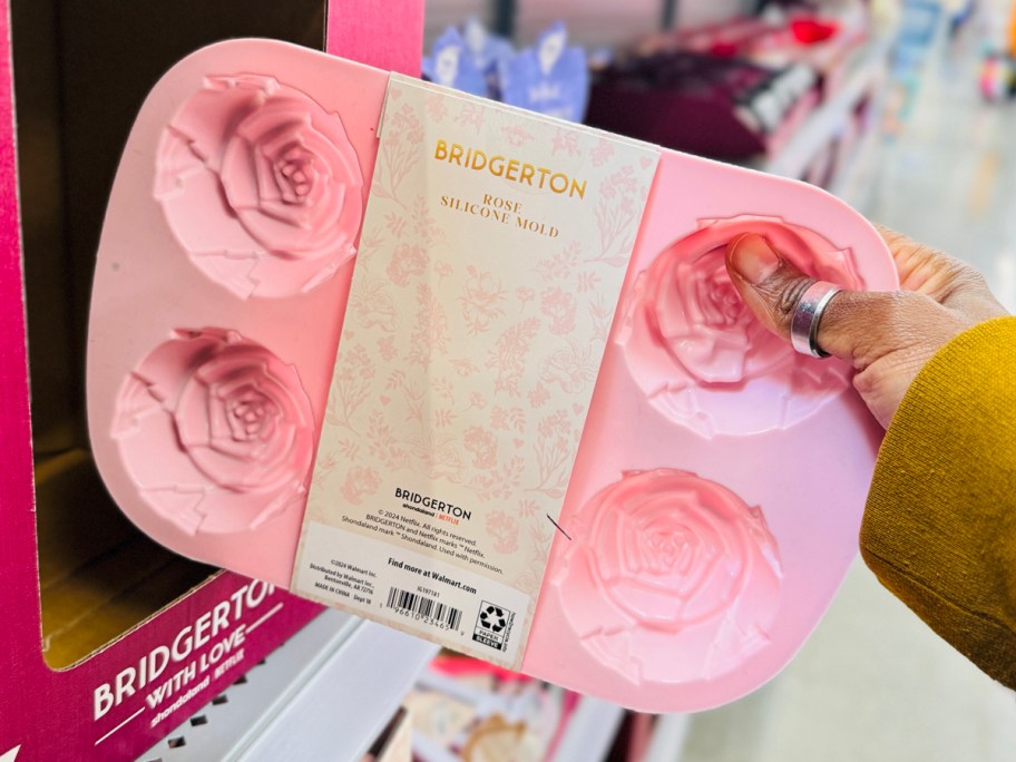 Bridgerton With Love Rose Silicone Mold