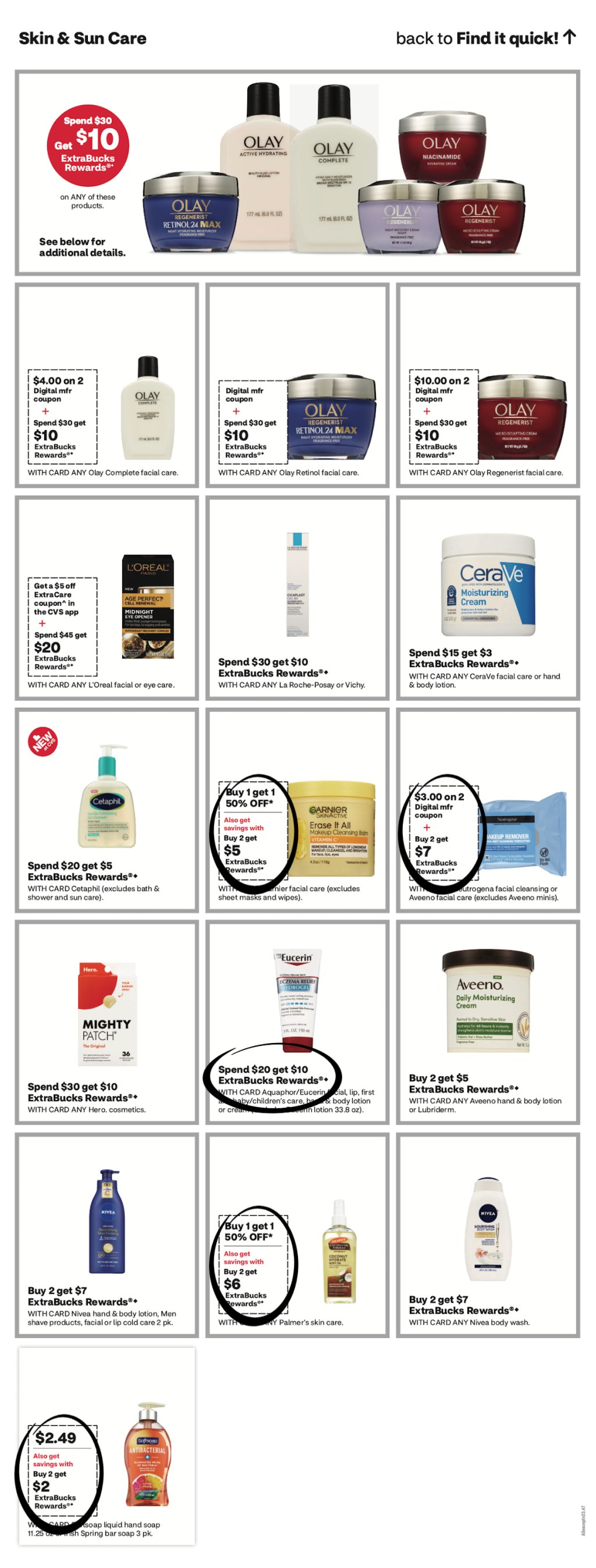 page from CVS ad