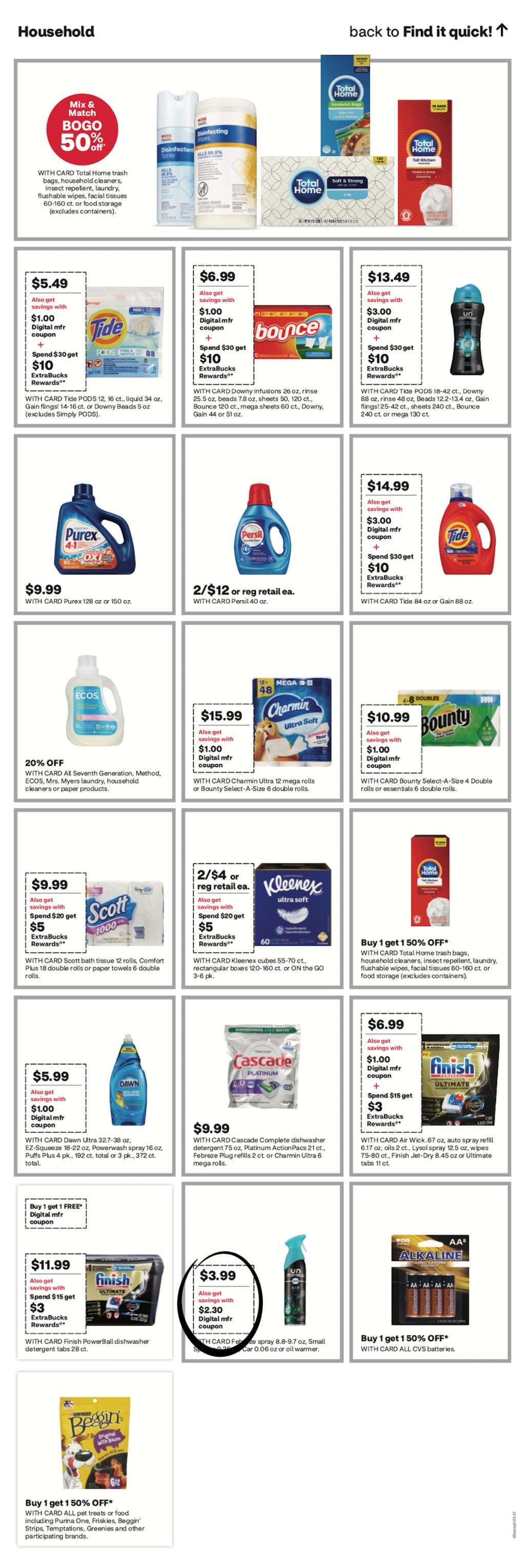 page from CVS ad