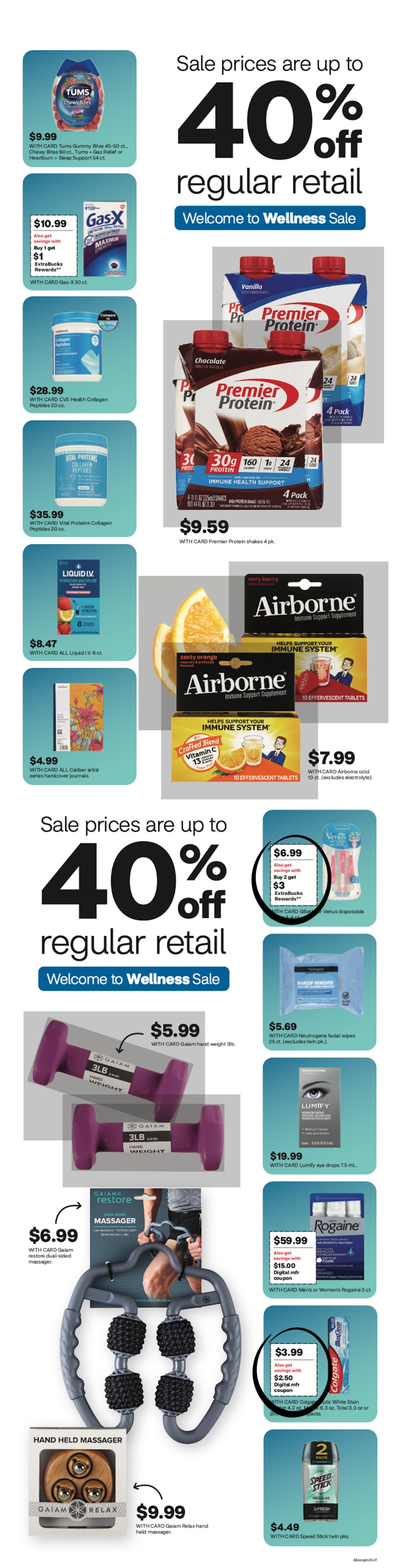 page from CVS ad