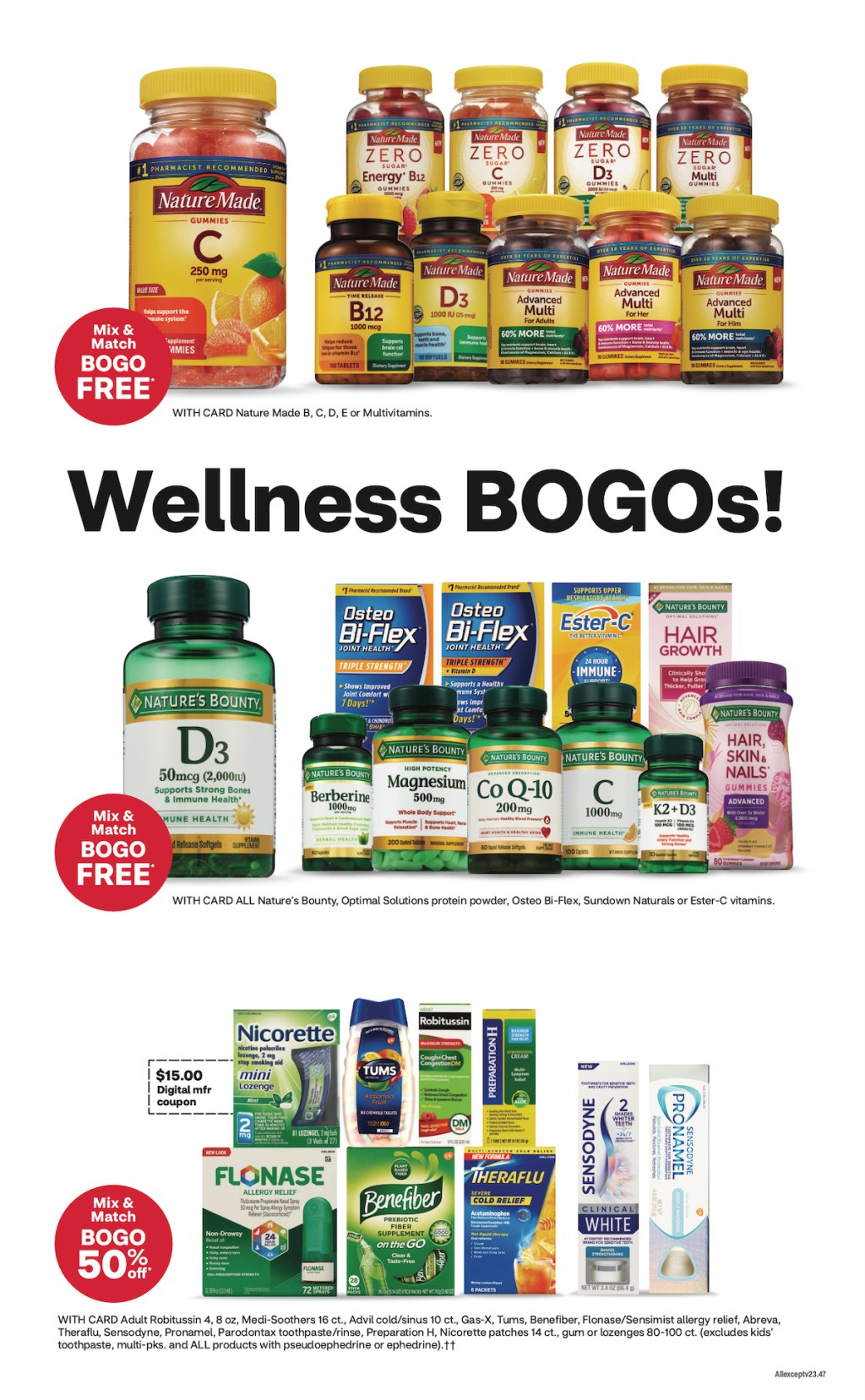 page from CVS ad