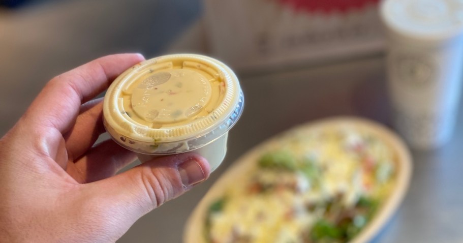 FREE Side of Queso w/ Entree Purchase at Chipotle