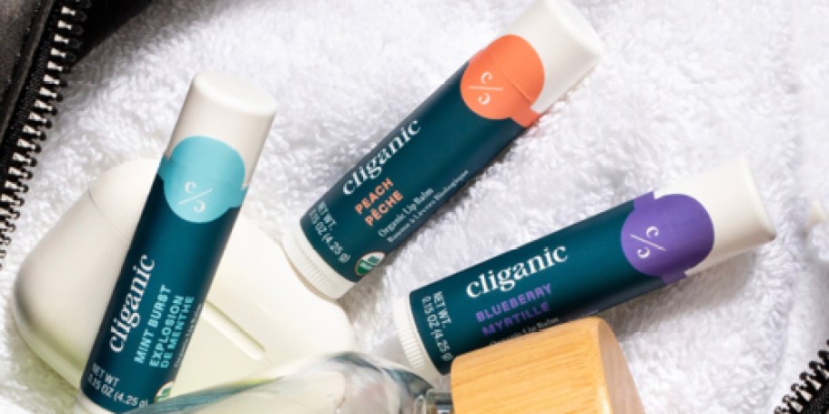 Cliganic Organic Lip Balm 6-Pack Just $6.99 Shipped on Amazon | Great For Easter Baskets