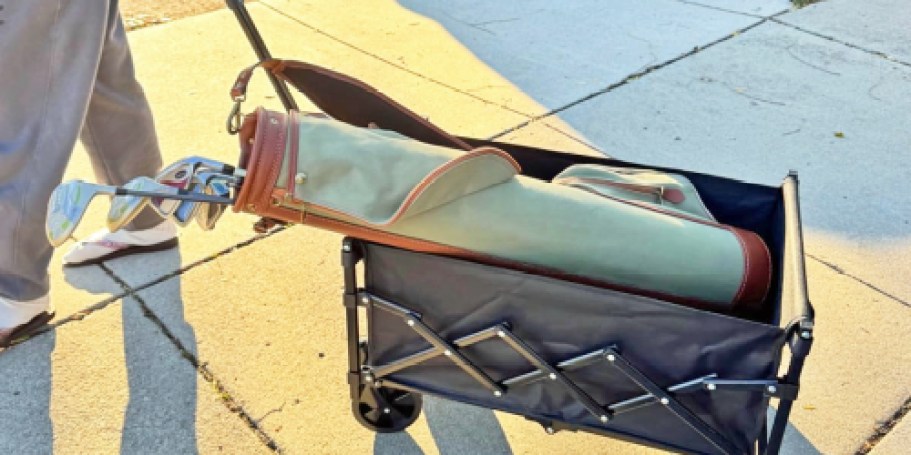 Collapsible Foldable Wagon Only $34.99 Shipped on Amazon (Regularly $110)