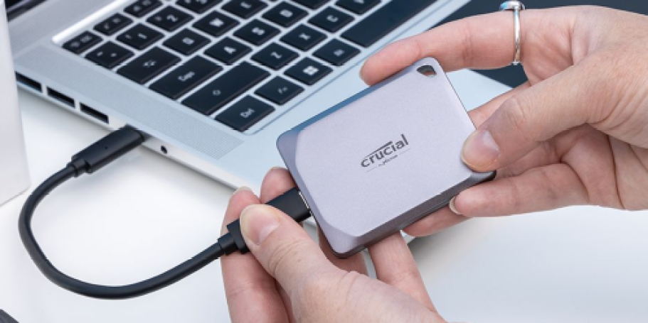 Crucial 1TB External SSD Only $69.99 Shipped (Reg. $120) – Super Durable & onlinepact