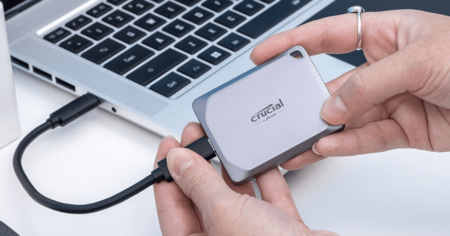 Crucial X9 Pro 1TB External USB-C SSD