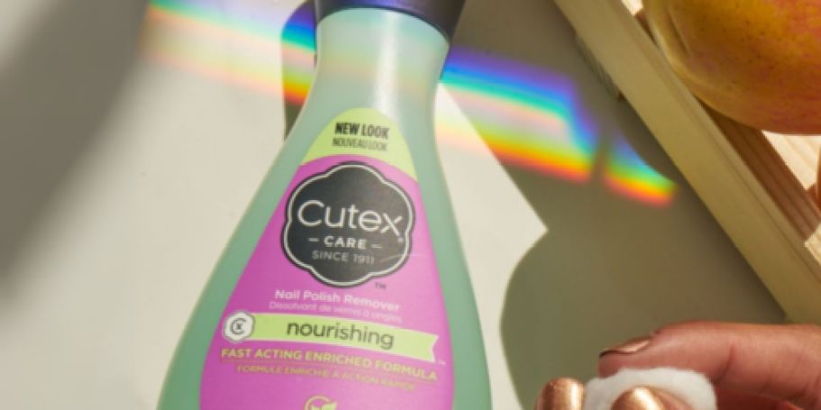 Cutex Nourishing Nail Polish Remover Bottle Just $1 Shipped on Amazon