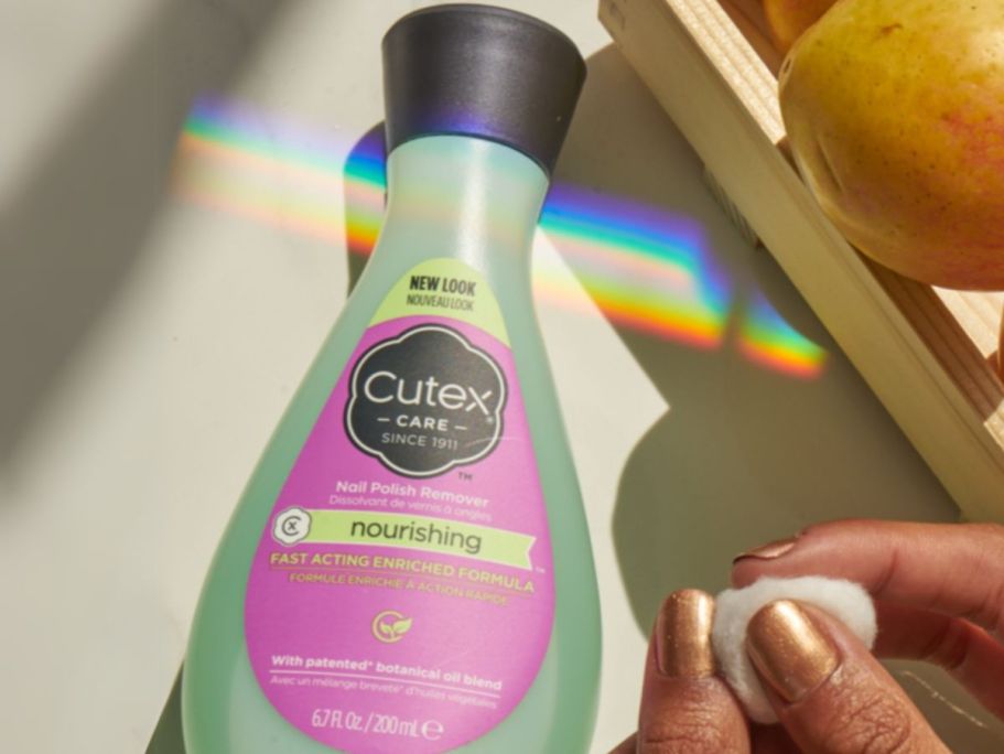 Cutex Nourishing Nail Polish Remover Bottle Just $1 Shipped on Amazon