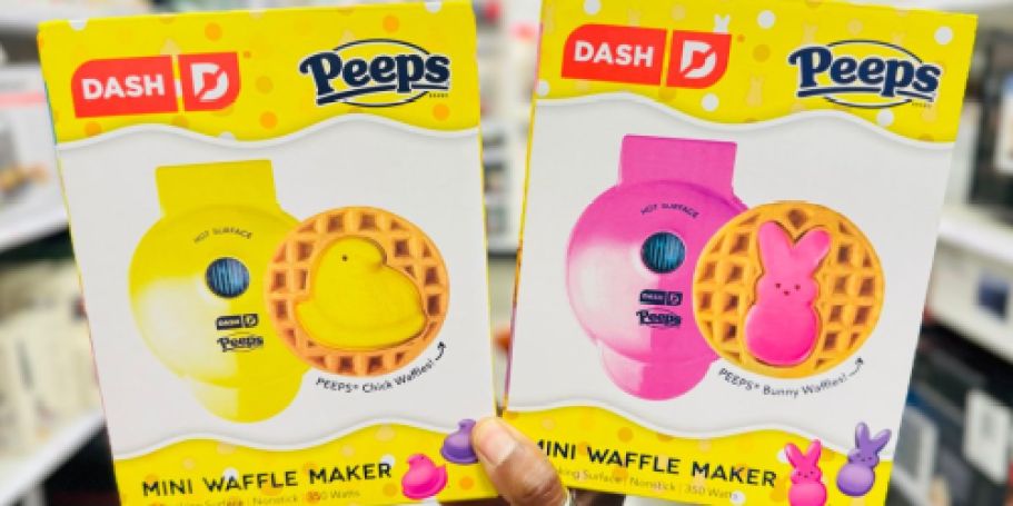 Dash x Peeps Mini Waffle Makers Just $9.99 on Amazon (Regularly $15)