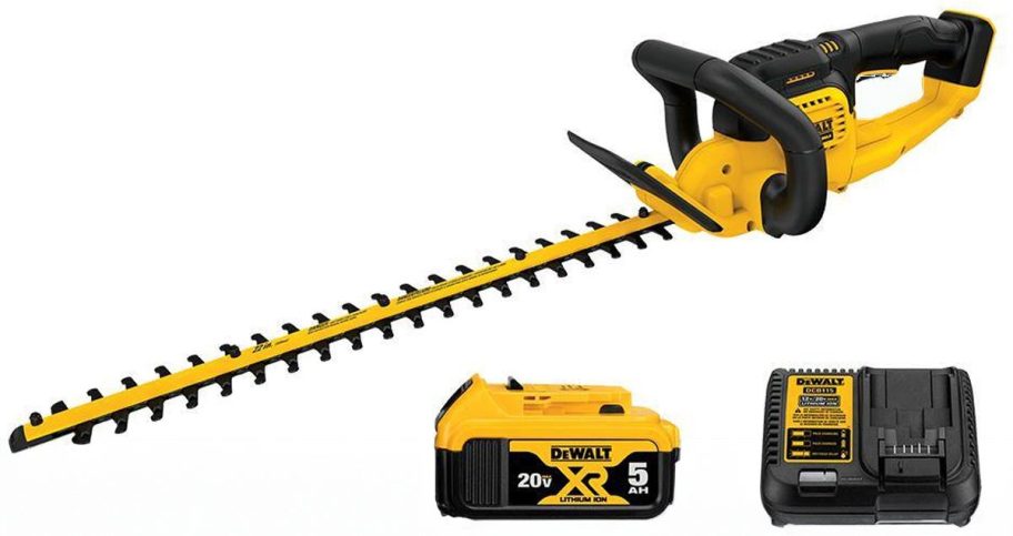 DeWalt Cordless Battery Powered Hedge Trimmer Kit