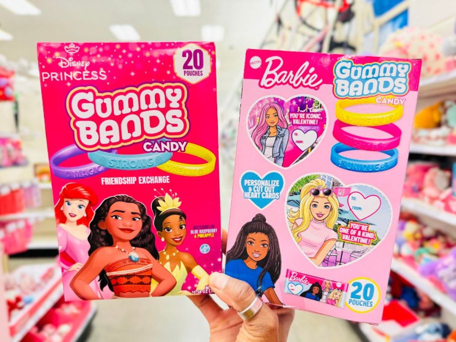 Disney Princess & Barbie Gummy Bands