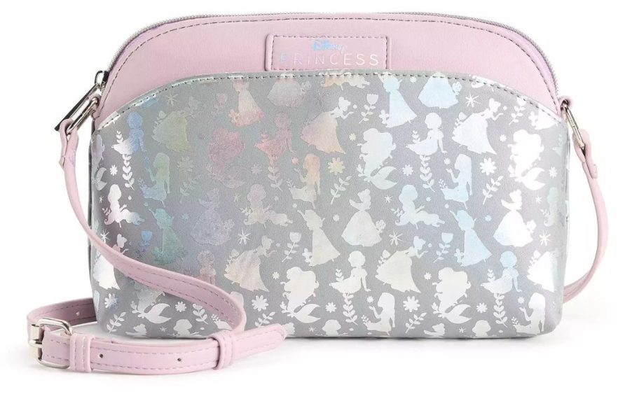 Disney Princess Iridescent Holographic Foil Crossbody Bag stock image