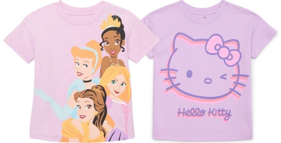 two girls graphic tees