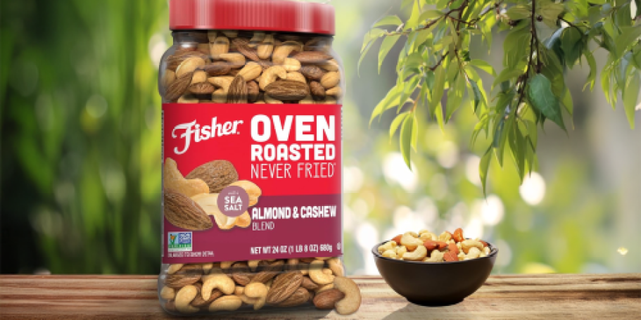 Fisher Nuts Almonds & Cashews 24oz Only $9.77 Shipped on Amazon (Reg. $14)