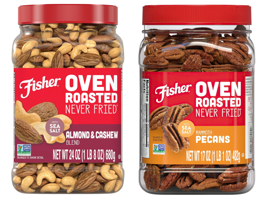 Fisher Oven Roasted Almonds, Cashews and Pecans