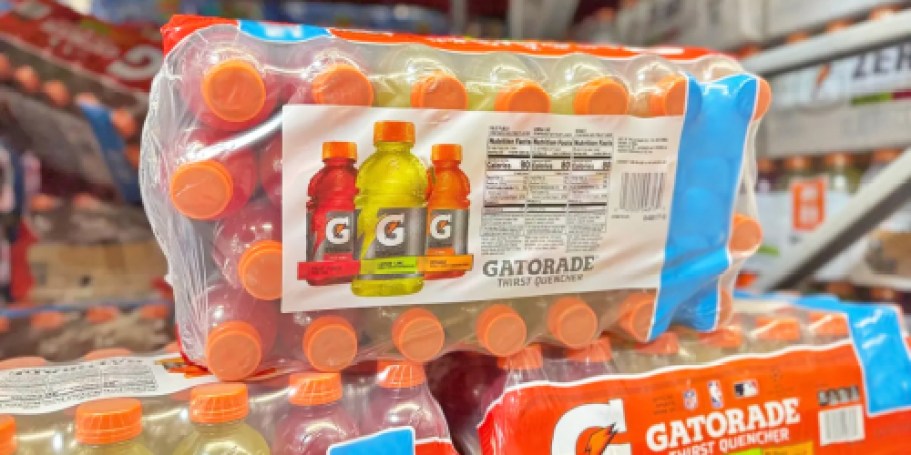 Gatorade Thirst Quencher 24-Count Variety Pack Only $10.81 on SamsClub.online (Just 45¢ Each)