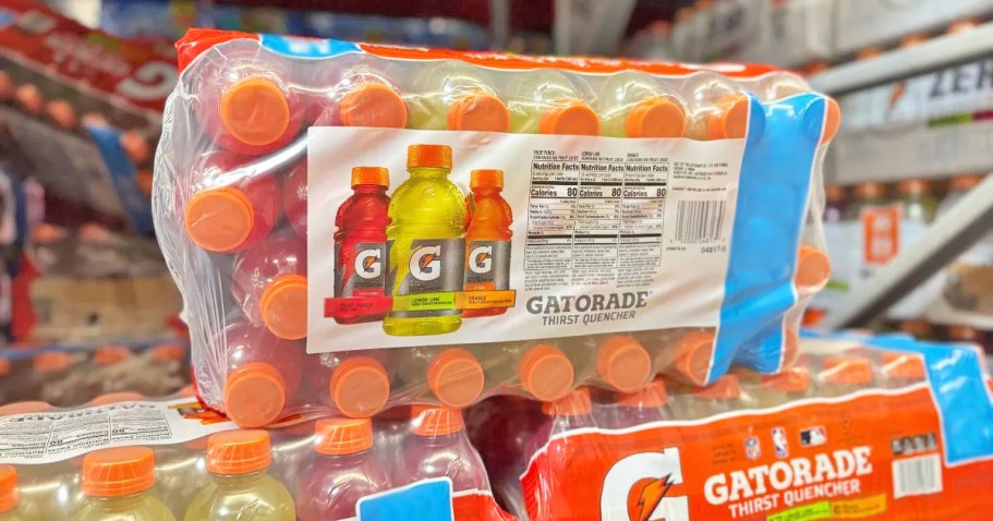 Gatorade Thirst Quencher 24-Count Variety Pack Only $10.81 on SamsClub.online (Just 45¢ Each)