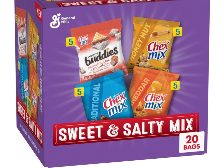 General Mills Sweet & Salty Snacks 20-Count Variety Pack