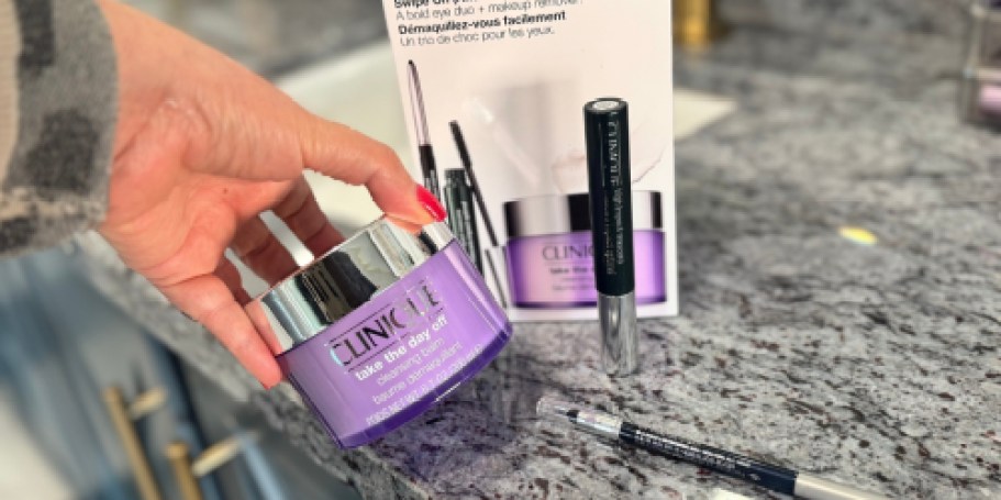 Clinique Eye Set w/ Jumbo Makeup Remover from $28.50 Shipped (Reg. $55)