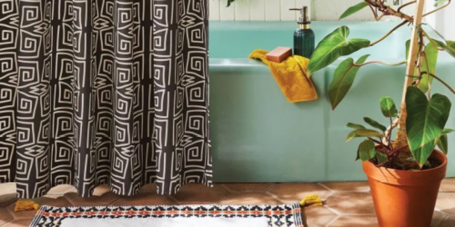 Up to 50% Off Target Bathroom Accessories | Shower Curtain Sets Just $10 + More!