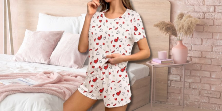 Pajama Sets Only $8 Each on Amazon – Including Valentine’s Styles!