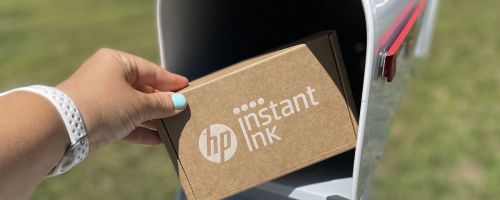 Mailbox with HP instant ink