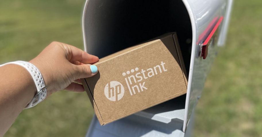 Mailbox with HP instant ink