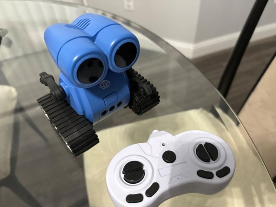 Hamourd Rechargeable, Remote Control Robot in Blue