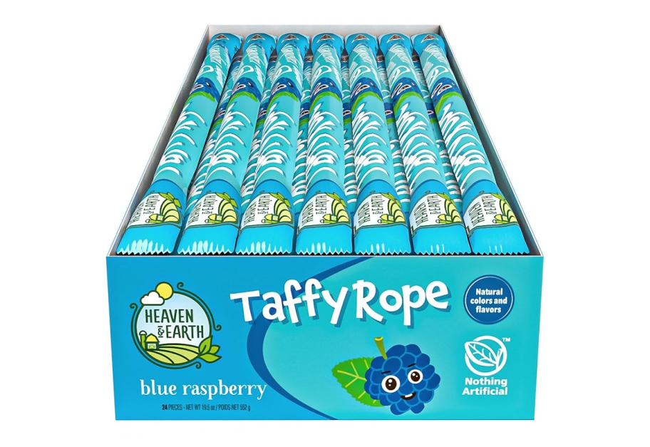 Heaven and Earth Tafffy Rope Candy that is dye free