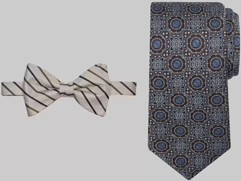 Stock images of a jos a banks bow tie and neck tie