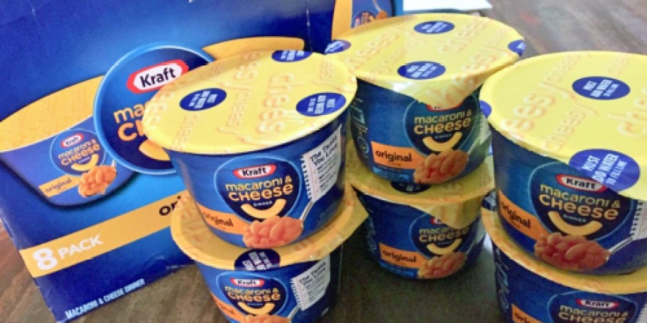 Kraft Mac & Cheese Cups 8-Pack Only $4.92 Shipped on Amazon (Just 62¢ Each)