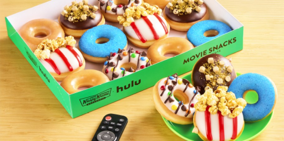 *NEW* Krispy Kreme Movie Snacks Doughnuts (+ Enter to Win a Year of Hulu)