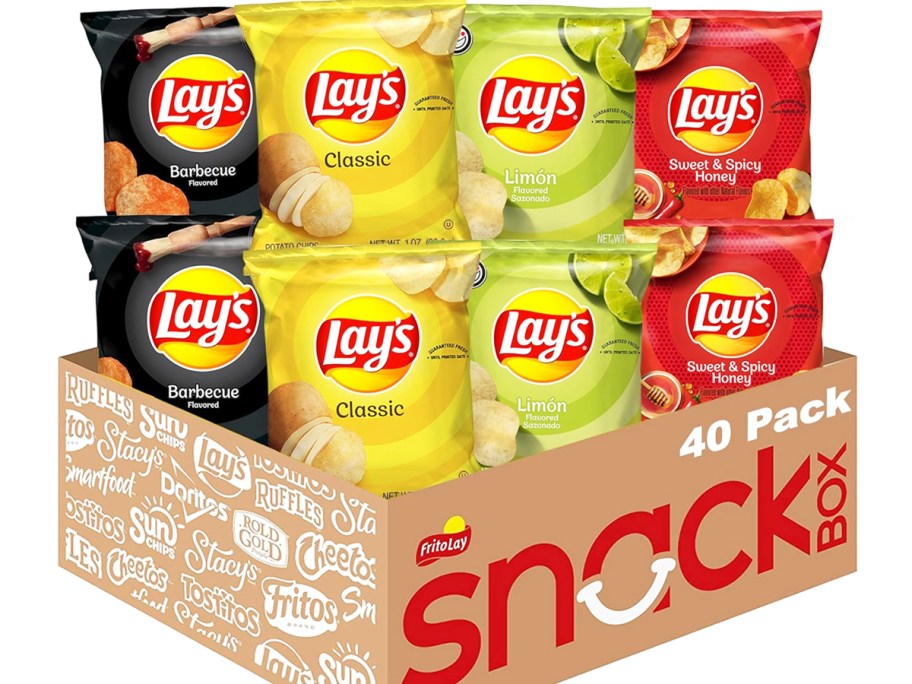 Lay's Potato Chips 40-Count Variety Pack stock image