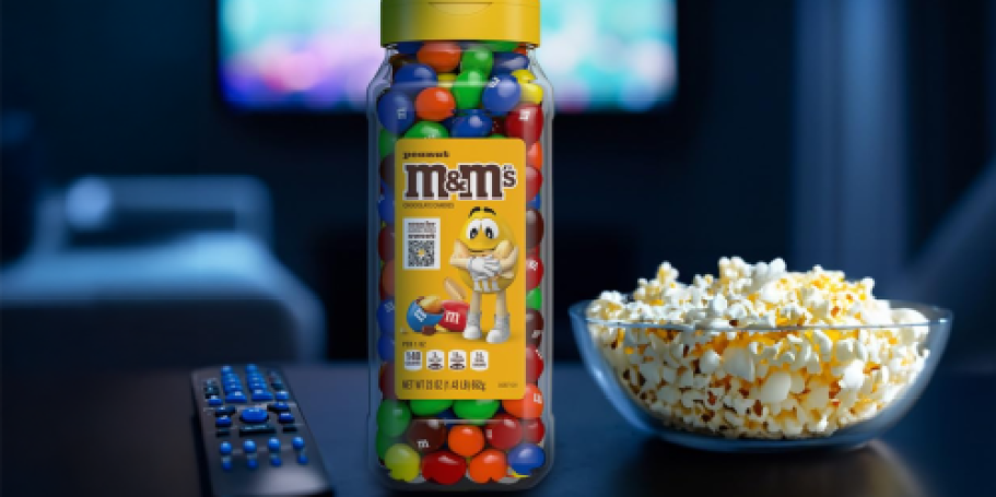 M&M’s 25oz Resealable Candy Jars ONLY $5 on Walmart.online (Reg. $10)