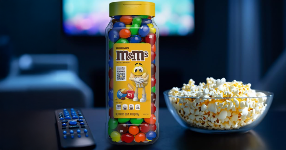 M&M’s 25oz Resealable Candy Jars ONLY $5 on Walmart.online (Reg. $10)