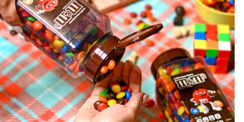 M&M’s 25oz Resealable Bulk Candy Jars ONLY $5 on Walmart.online (Reg. $10)