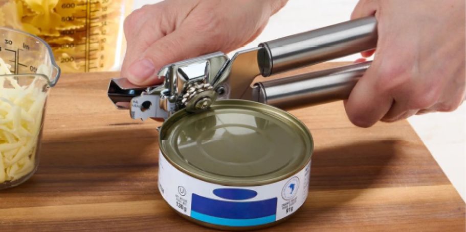 Mainstays Stainless Steel Can Opener JUST $3.58 on Walmart.online (Reg. $9)