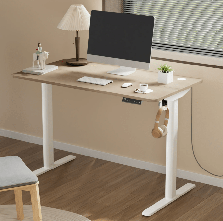 A Mainstays standing desk from Walmart