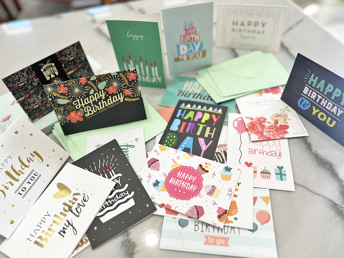 Assorted Birthday Cards 20-Pack Just $6.85 on Amazon (ONLY 34¢ Each!)