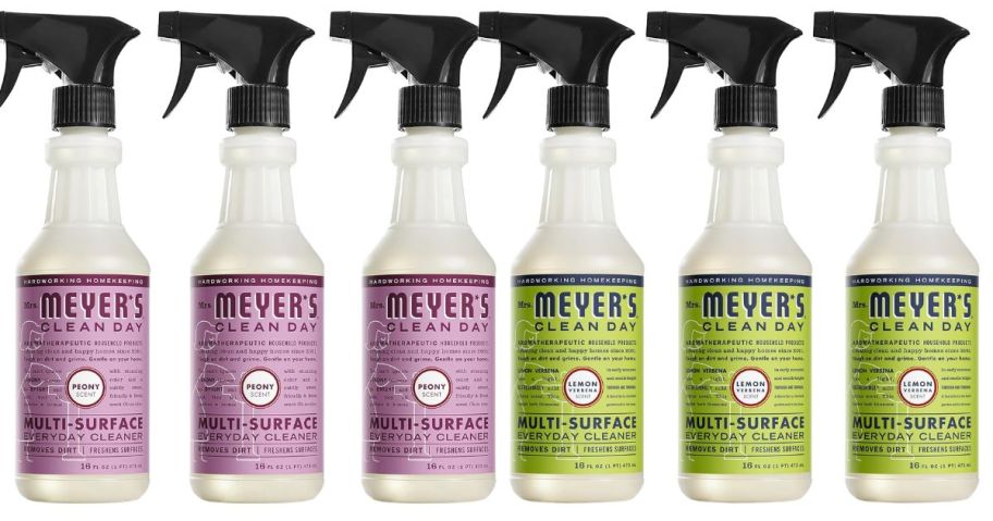 Mrs. Meyer's All-Purpose Cleaner Spray 16oz 3-Pack stock images