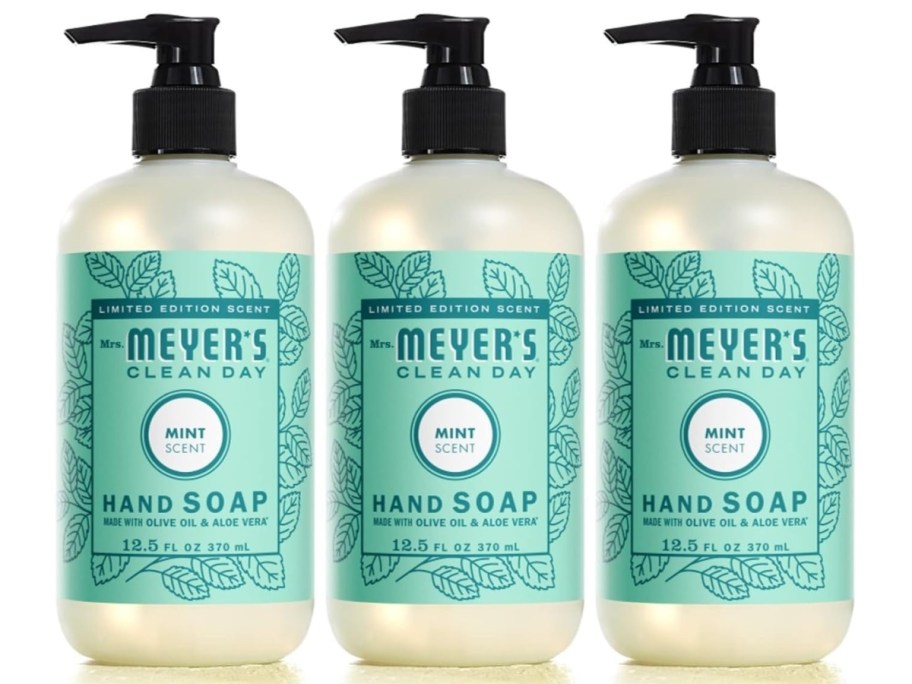 Mrs. Meyer's Hand Soap 12.5oz 3-Pack in Mint