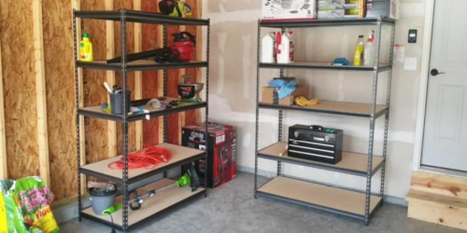 Metal Storage Shelves 5-Tier from $40.48 Shipped on Walmart.online (Reg. $79)