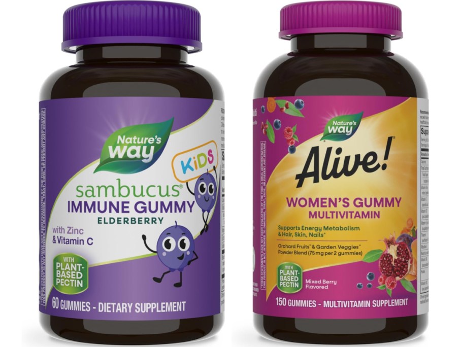 Natures Way kids and women gummies