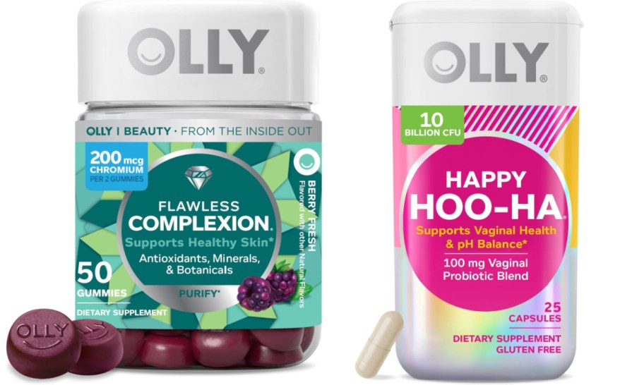 OLLY Gummies and capsules