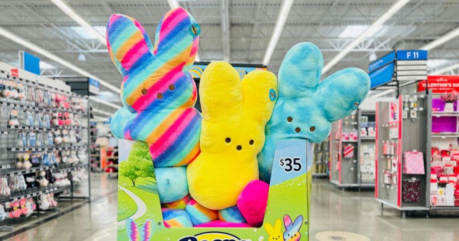 Peeps Jumbo Plush in box in store