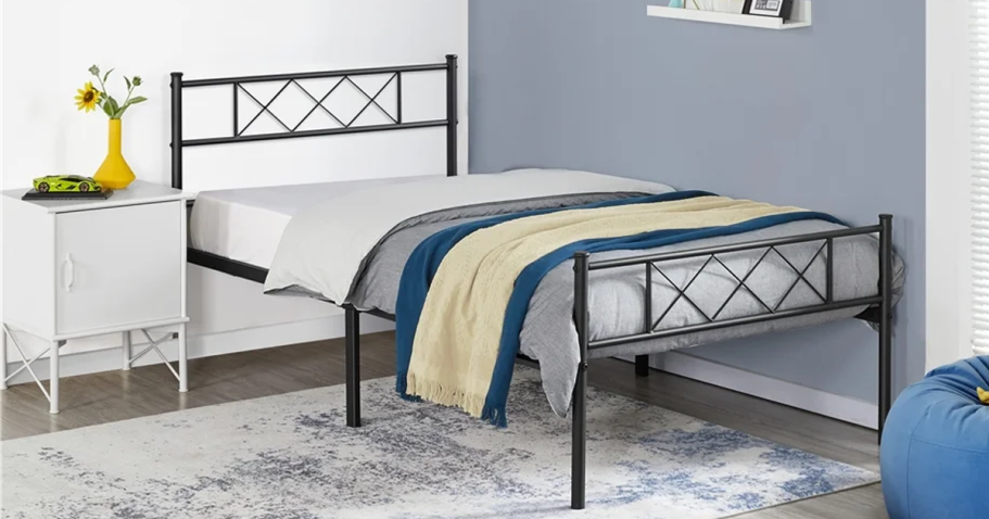 Metal Platform Bed Frame from $45 Shipped on Walmart.online (No Box Spring Needed!)