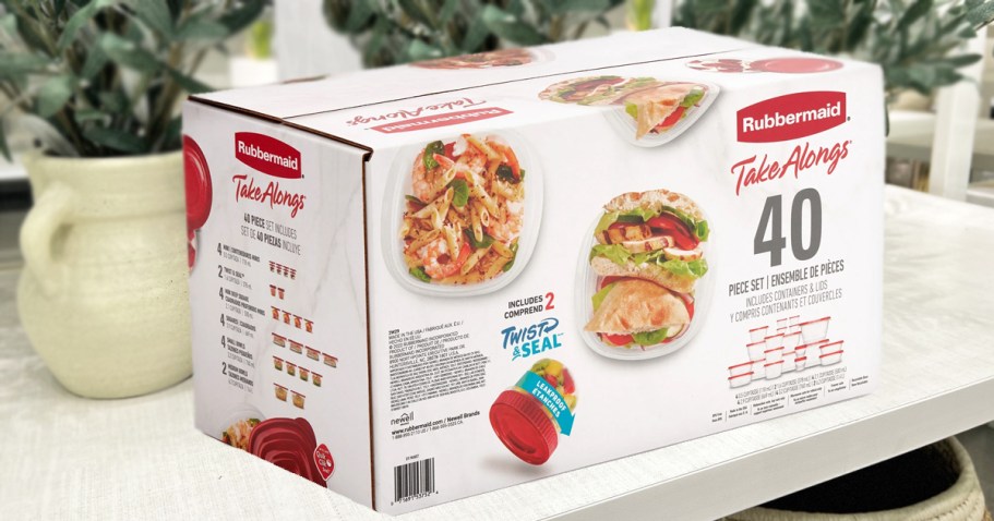 Rubbermaid TakeAlongs 40-Piece Set Only $15.96 on Walmart.online (Regularly $28)