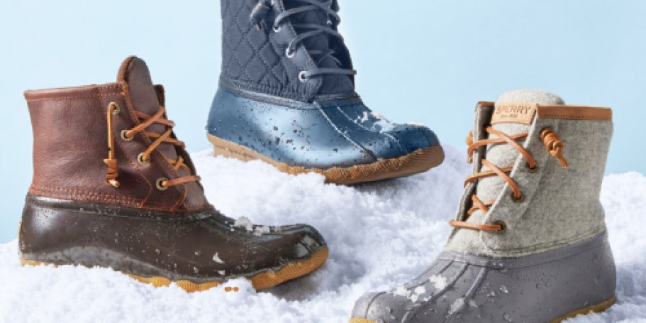 Sperry Duck Boots from $24.95 Shipped (Regularly $100)