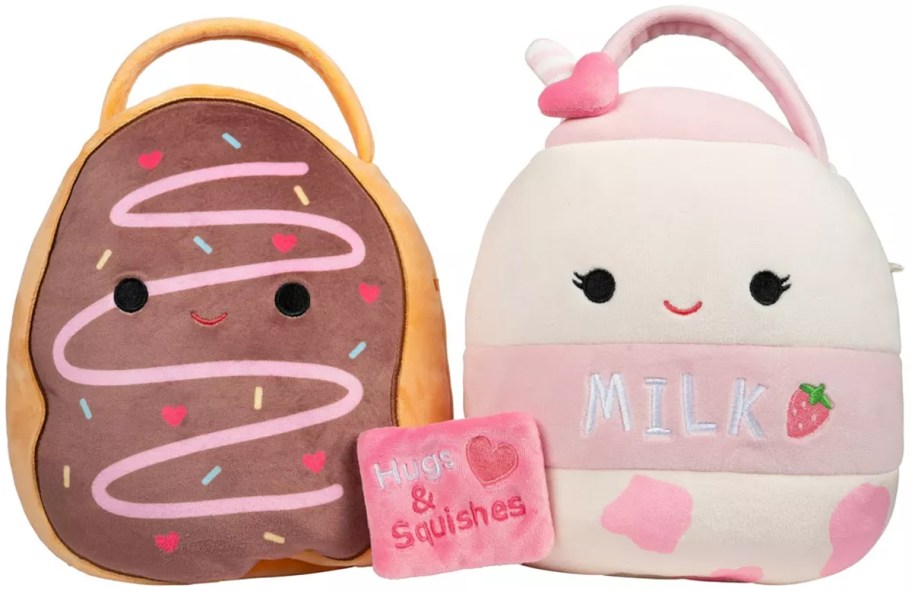 Squishmallows Buddy Buckets Amelie and Deja Valentine's Day Treat Pail