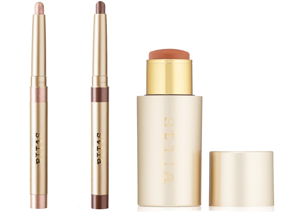 stila eyeshadow sticks and lip & cheek stick